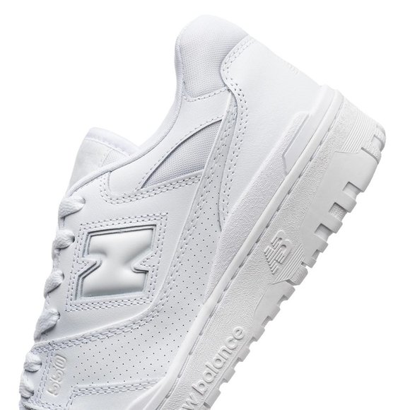New Balance 550 Mens Triple White Leather Shoes BB550WWW BRAND NEW All Sizes - Picture 6 of 6